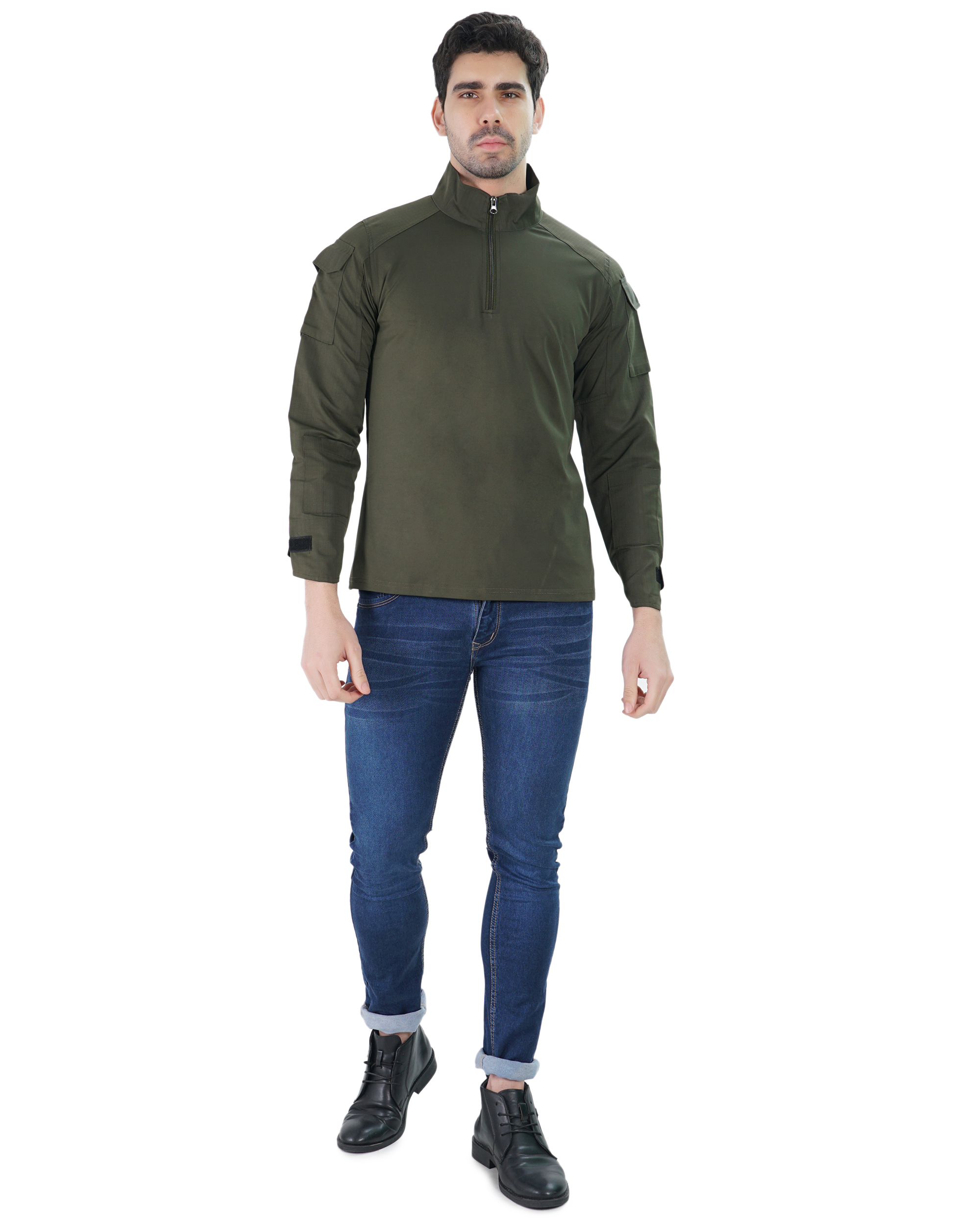 Tactical T-Shirt Full sleeves Olive Green